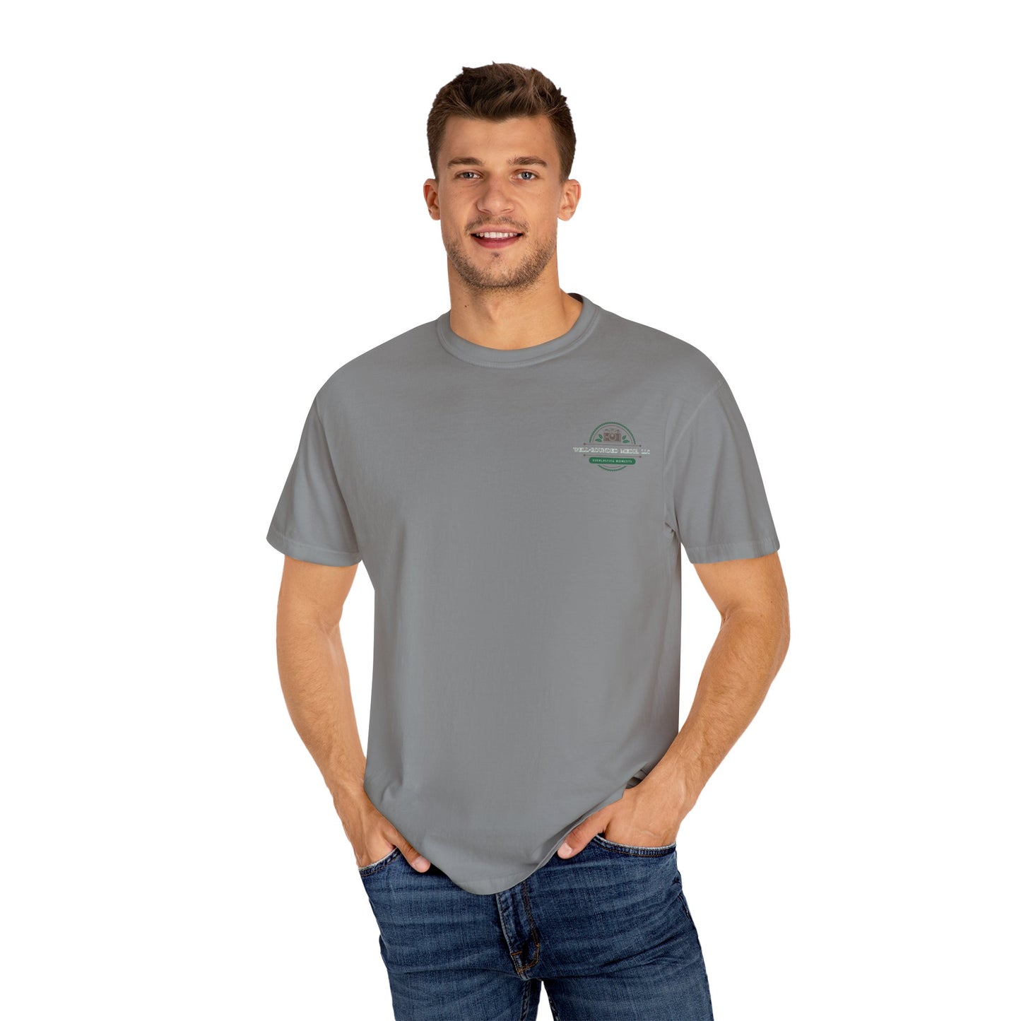 Well-Rounded Media Unisex Garment-Dyed T-Shirt - Memories Made Affordable Design