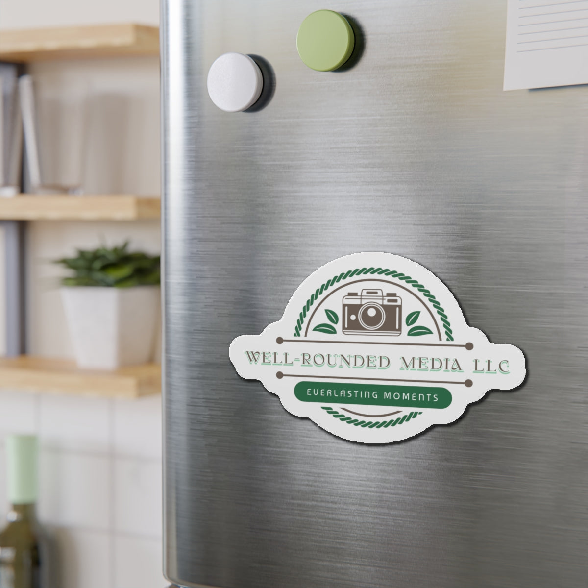 Well-Rounded Media Fridge Magnets