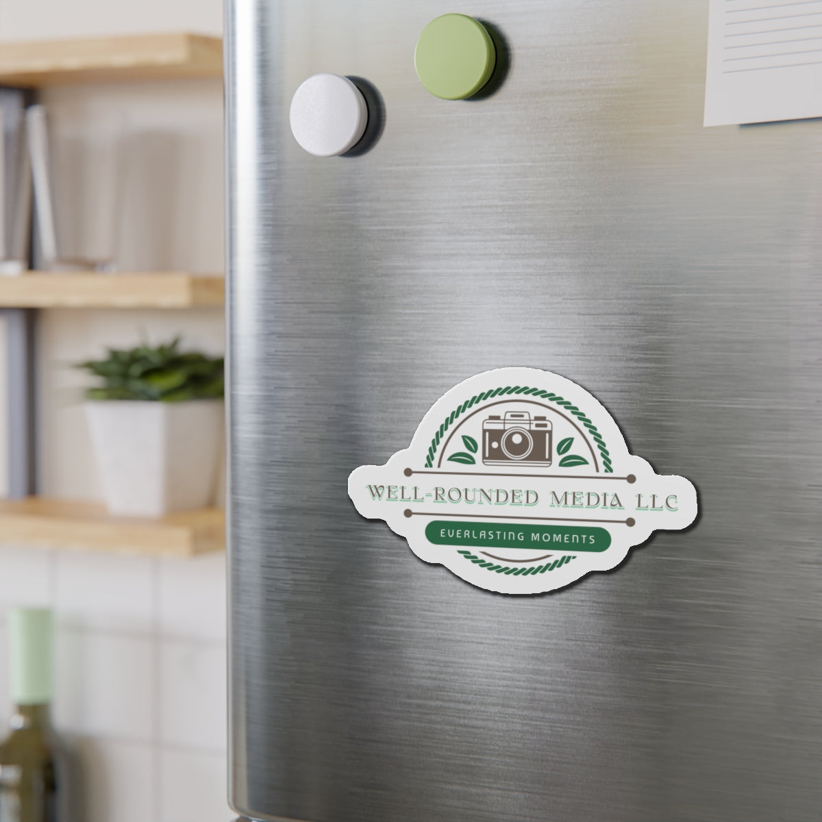 Well-Rounded Media Fridge Magnets