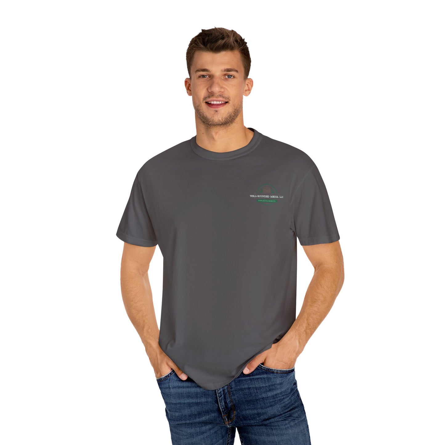 Well-Rounded Media Unisex Garment-Dyed T-Shirt - Memories Made Affordable Design