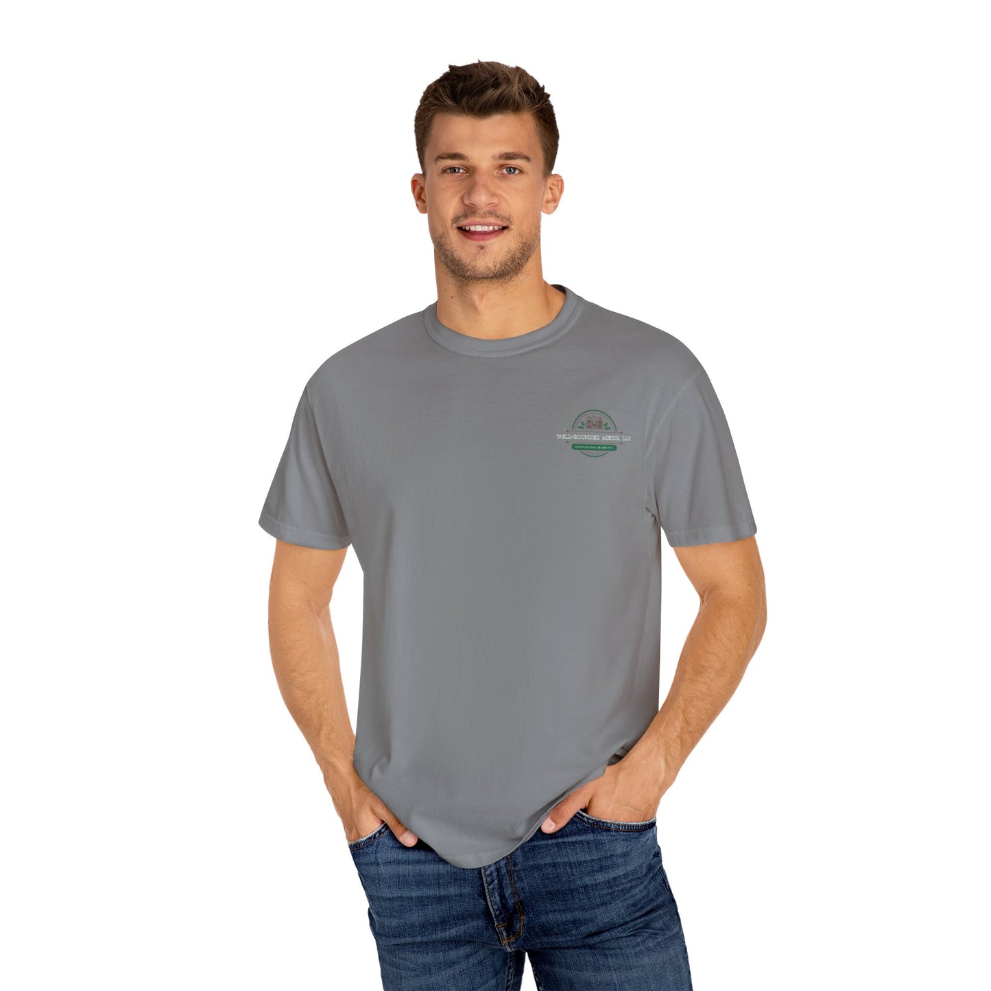 Well-Rounded Media Unisex Garment-Dyed T-Shirt - Memories Made Affordable Design