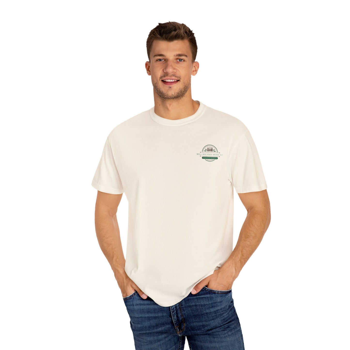 Well-Rounded Media Unisex Garment-Dyed T-Shirt - Memories Made Affordable Design
