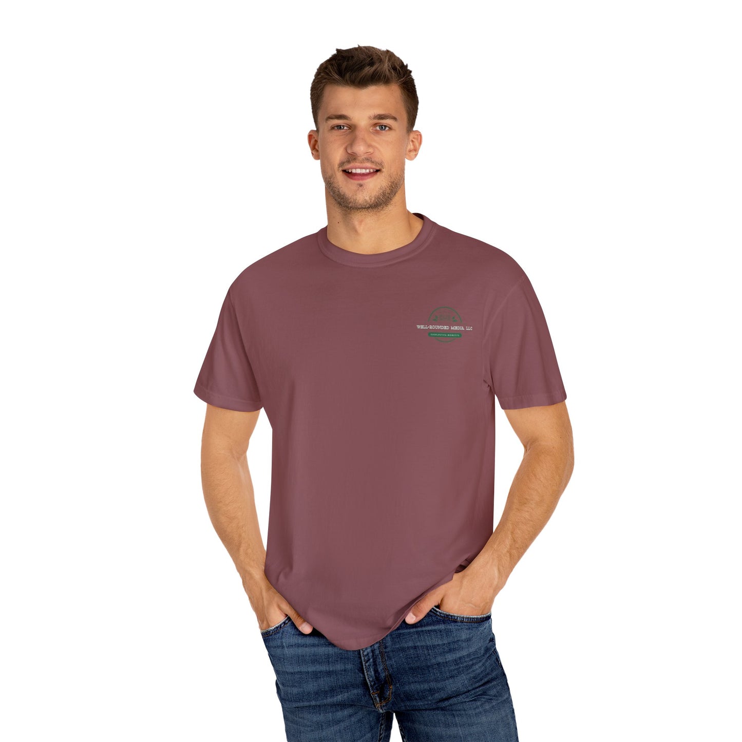 Well-Rounded Media Unisex Garment-Dyed T-Shirt - Memories Made Affordable Design
