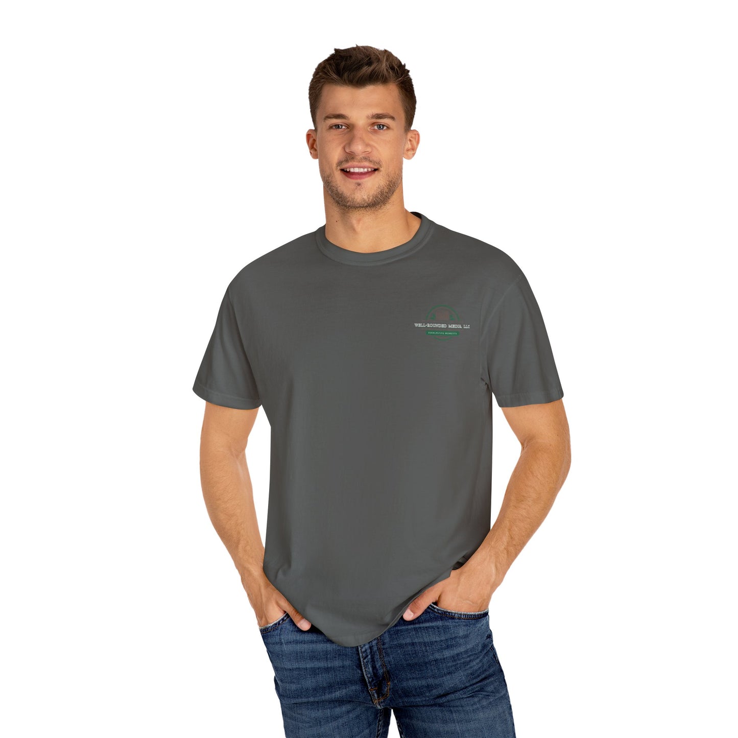 Well-Rounded Media Unisex Garment-Dyed T-Shirt - Memories Made Affordable Design